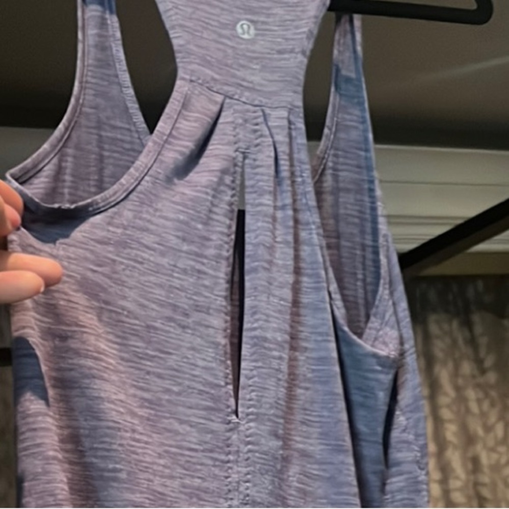 Heathered Racerback Tank Top - Picture 2 of 2